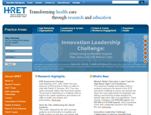 Tablet Screenshot of hret.org